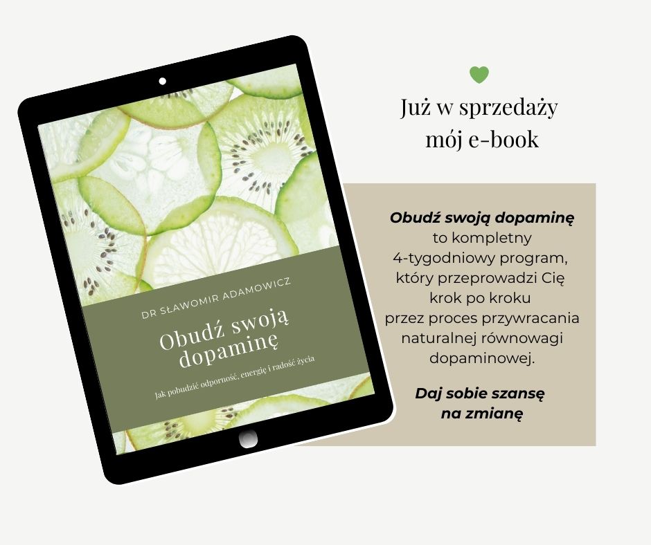 e-book o naturalnych sposobach przywracania równowagi dopaminowej w ciele